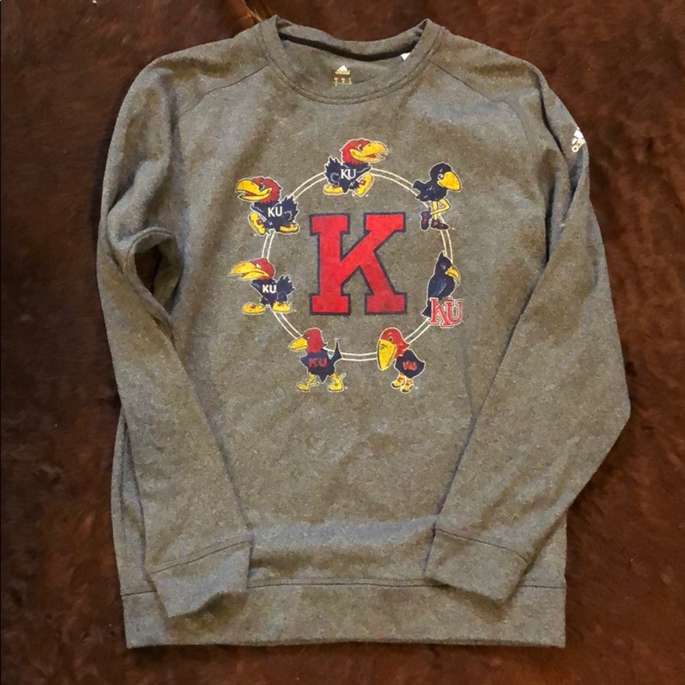 Evolution of the Jayhawk KU sweatshirt